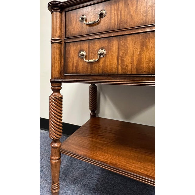 Ethan Allen Mahogany Melville Nightstand For Sale In New York - Image 6 of 11