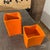 Ceramic C. 1970 Two Modern Orange Ceramic Vases by Franco Bettonica for Gabbianelli For Sale - Image 7 of 10