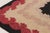 Ruby Red Antique Hooked Rug With Floral Medallion in Bright Pastel Hues - Rug & Kilim For Sale - Image 8 of 10