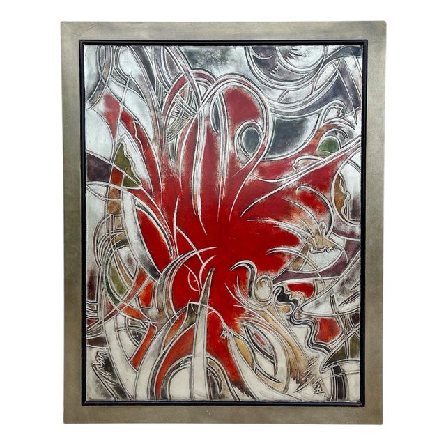 Large Sinestra Wall Panel by Lam Lee For Sale