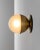 Molecule 1 wall sconce by schwung dimensions: d 12.5 x h 14 cm materials: brass, glass, pn finish also available: black...