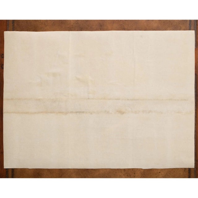 1970s Showa Era Large Japanese Printed Silk Scroll "Lobster Boat" For Sale - Image 9 of 10