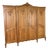 Vintage Louis XVI French Oak Four Door Carved Armoire For Sale