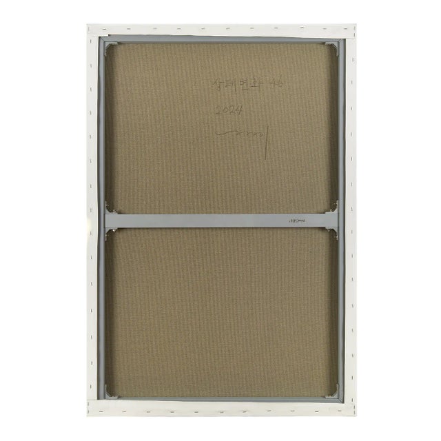 Kyong Lee Contemporary Abstract Acrylic on Canvas Painting "Emotional Color Change 46" by Kyong Lee For Sale - Image 4 of 7