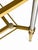 Bronze Mid-Century Maison Jansen Brass and Brushed Chrome Two-Tier Coffee Table, France, Circa 1940 For Sale - Image 8 of 8