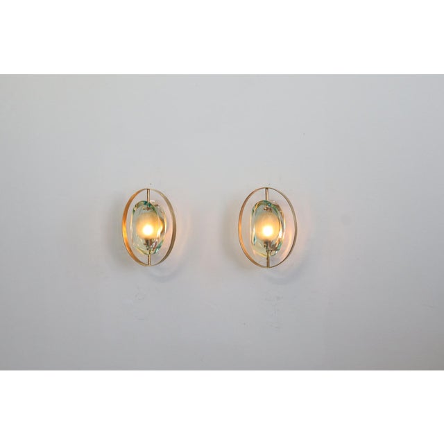 Model 2240 Wall Lights by Max Ingrand for Fontana Arte, 1959, Set of 2 For Sale - Image 11 of 17