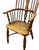 Brown Antique Windsor English Chair in Elm, 1870 For Sale - Image 8 of 9