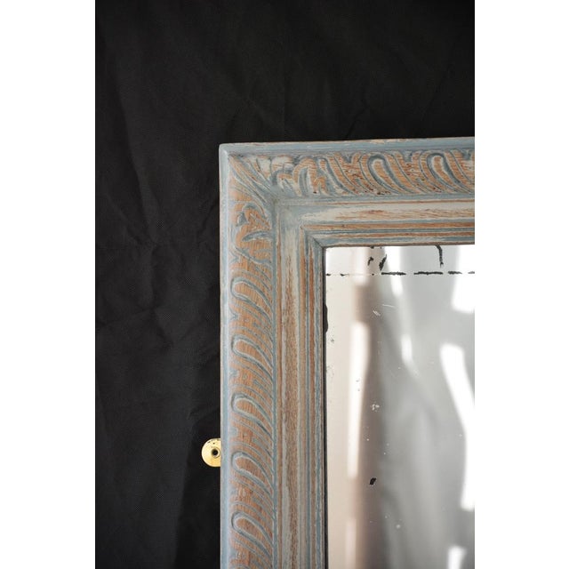 Tall Antique Oak Pier Mirror, 1880s For Sale - Image 3 of 7