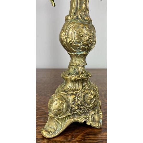 Vintage French Style 5-Armed Table Candelabras, Set of 2 For Sale - Image 13 of 14