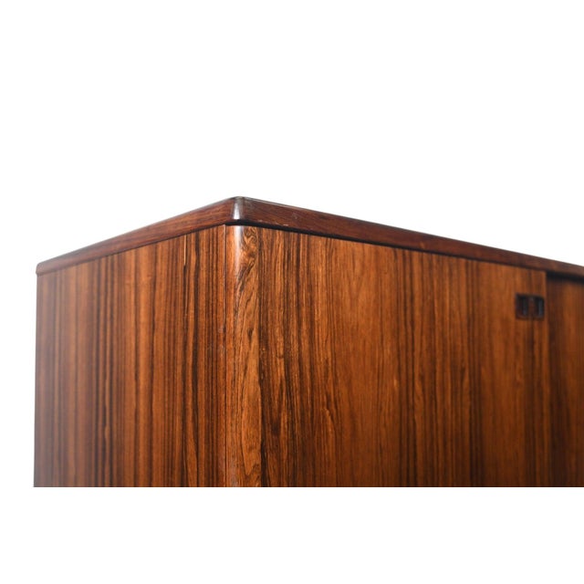 Mid 20th Century Brazilian Rosewood Credenza by Johannes Andersen, Attributed For Sale - Image 12 of 14