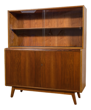 Cabinet with Bookcase by Hubert Nepozitek & Bohumil Landsman for Jitona, 1960s