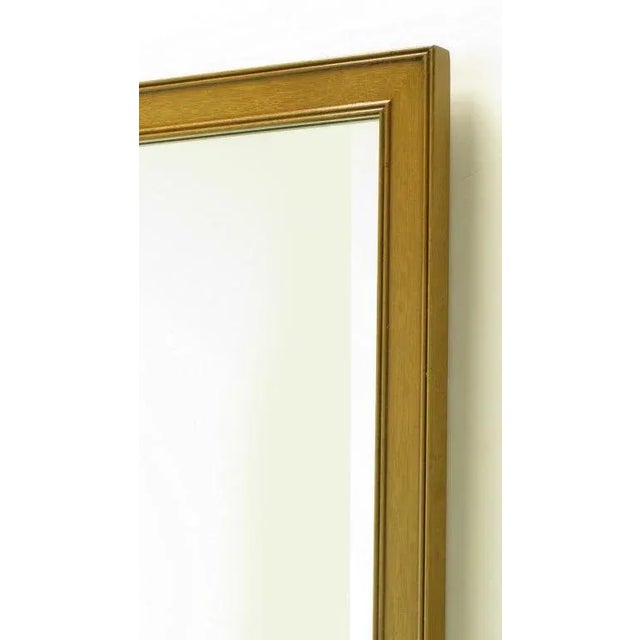 1950s Parcel Gilt & Beaded Bleached Walnut Mirror For Sale - Image 5 of 8