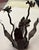 Mid 20th Century Hand Welded Iron Sculptural Brutalist Floral Candle Holder For Sale - Image 5 of 6