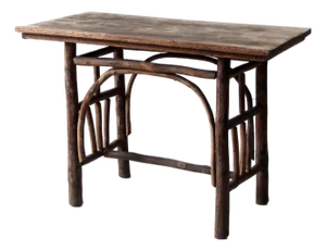 Antique Rustic Hickory Table