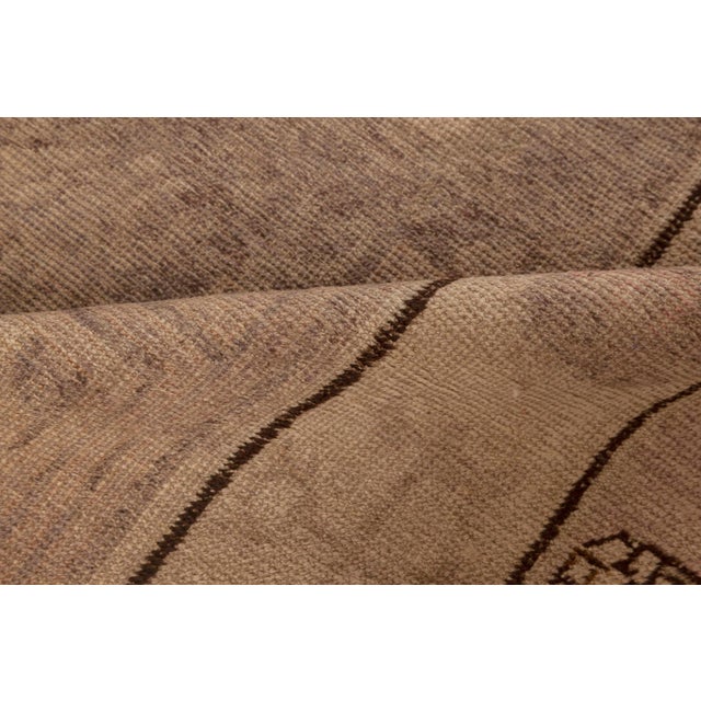 Mid-Century Modern Doris Leslie Blau Midcentury Samarkand Handmade Wool Rug For Sale - Image 3 of 7