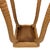 Vintage 1960s Tall Wicker Plant Stand W/ Wavy Cabriole Legs / Palm Beach Regency Pedestal For Sale - Image 17 of 17