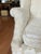 White Queen Anne Crewel Embroidered Wingback Armchair For Sale - Image 8 of 9