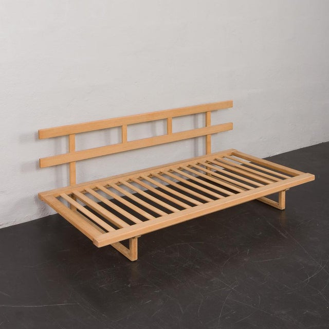 Gray Vintage Danish Oak Daybed by Børge Mogensen, 1960s For Sale - Image 8 of 15