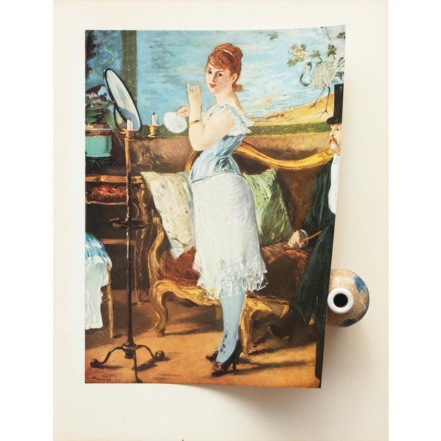 1950s 1953 After Manet "Nana", Full-Color Print For Sale - Image 5 of 7