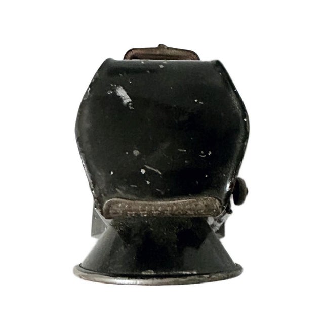 Black Antique British Powell Hanmer Meteor Red Jewel Bicycle Lamp Birmingham England For Sale - Image 8 of 9