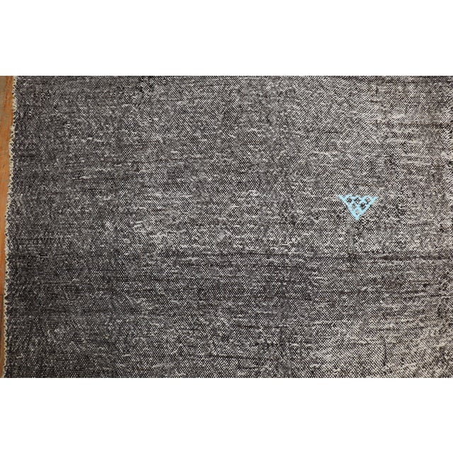 Charcoal Turkish 20th Century Kilim For Sale - Image 4 of 6