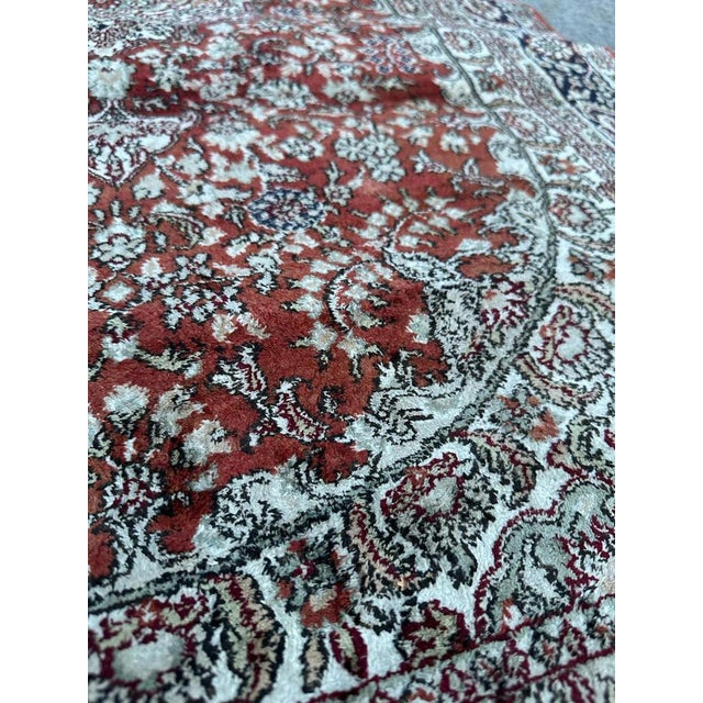 Vintage Silk Rug, 1990s For Sale - Image 16 of 18