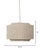 Contemporary Jamie Young Theory Jute Chandelier For Sale - Image 3 of 6