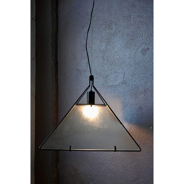 Trapezio Pendant Lamp by Salvati & Tresoldi for Luci, 1980s For Sale - Image 15 of 18