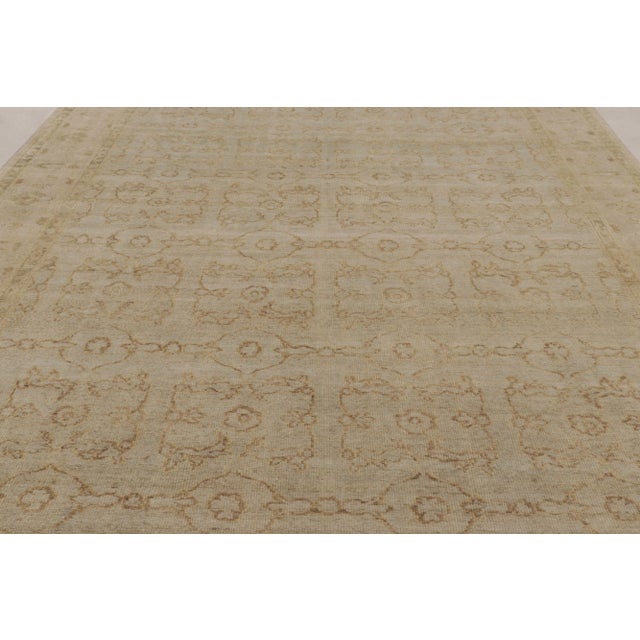 Hand-knotted in luxurious silk, this monumental 9x 23 extra-long runner rug from Rug & Kilim’s Modern Collection is a...