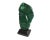 Late 20th Century Malachite Mask Sculpture For Sale - Image 9 of 9