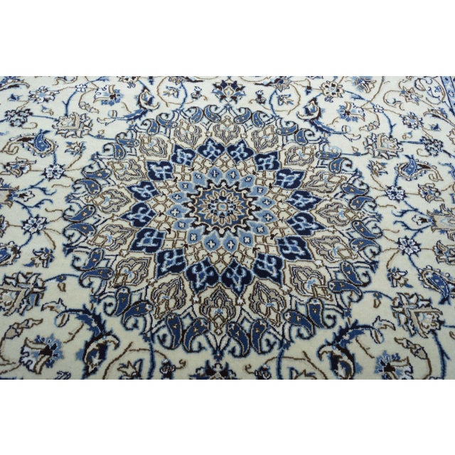 Hand-Knotted Oriental Rug with Silk For Sale - Image 6 of 13