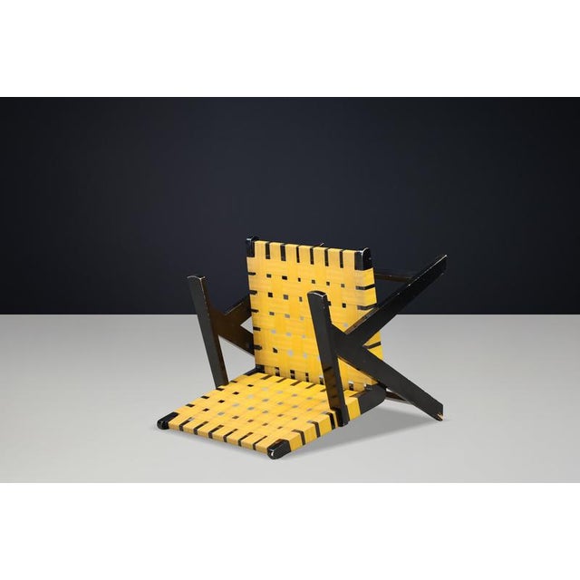 Mid-Century Modern Webbing Lounge Chair by Jens Risom, 1950s For Sale - Image 6 of 15