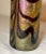 Antique Hand Blown Kralik Czech Aurene Iridescent Rainbow Cylinder Glass Vase For Sale - Image 10 of 12