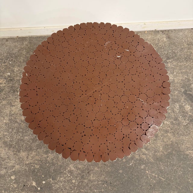 Mid 20th Century Modern Regency Sheaf of Wheat Pedestal Table For Sale - Image 5 of 12