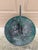 Vintage English Country Classical Verdigris Iron Garden Sundial on Pedestal For Sale - Image 9 of 12