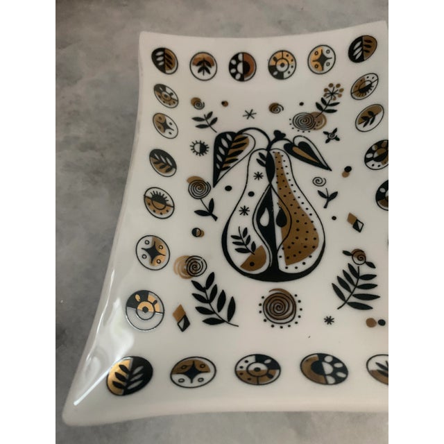 Georges Briard Vintage Georges Briard Forbidden Fruit Serving Dish For Sale - Image 4 of 7