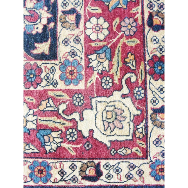 Early 20th Century Antique Persian Tabriz Rug For Sale - Image 5 of 9