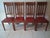 Early 20th Century Set of 4 Original Arts and Crafts Oak Dining Chairs - Timeless Craftsmanship. For Sale - Image 5 of 12