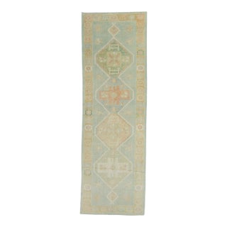 Turkish Oushak Runner Rug 5' x 15'7" #18055 For Sale
