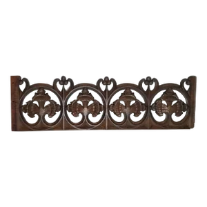 Late 19th Century Carved Gothic Wood Panel