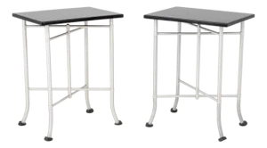 Warren McArthur Art Deco Bedside Tables, Pair