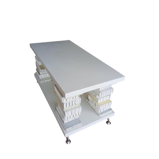 Wood Vintage Italian Sculptural Table, 1970 For Sale - Image 7 of 12