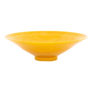 Chinese Dragon and Phoenix Motif Porcelain Bowl For Sale