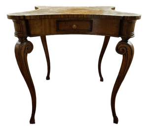 Vintage Inlaid Four-Drawer Game Table