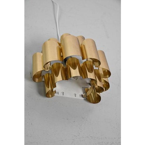 Gold Wall Sconce by Werner Schou for Coronell Elektro For Sale - Image 8 of 13
