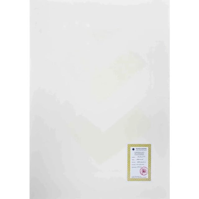 Red Arrows is a colored screen print realized by the contemporary artist Giulio Turcato in 1973. Hand-signed in pencil on...