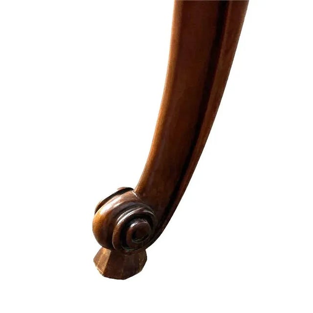 1960s Kindel Grand Rapids Belvedere Louis XV Dining Table Extending to 98" - Made in 1960s For Sale - Image 5 of 5