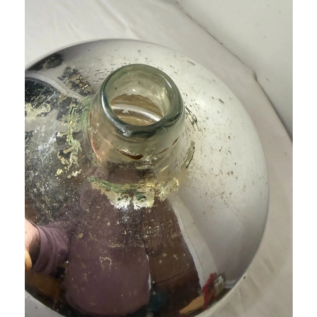 Large Rare Antique 18th Century Handmade Solid Wrought Iron Compass Divider Tool For Sale - Image 11 of 11