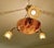 1930s Art Deco Pendant Light in Alabaster Marble and Bronze, 1930s For Sale - Image 5 of 18