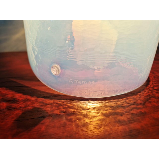 Opalescent Murano Glass Lamp from La Murrina, 1970s For Sale - Image 8 of 12